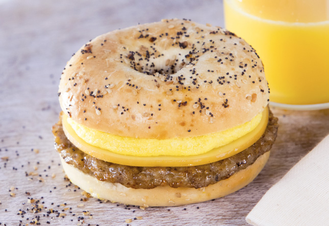 Spicy Sausage on an Everything Bagel - Product Shot 1