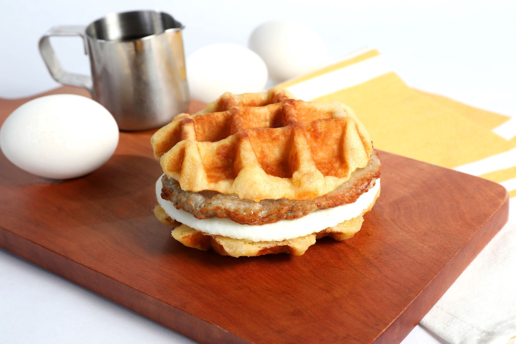 Sausage & Egg on a Waffle - Product Image